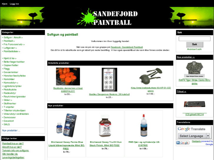 www.sandefjordpaintball.no