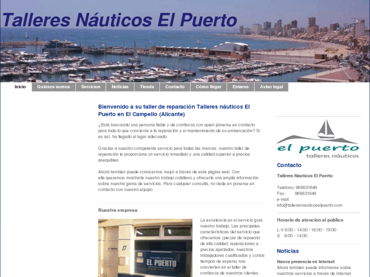 www.talleresnauticoselpuerto.com