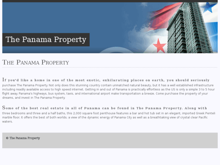 www.thepanamaproperty.com