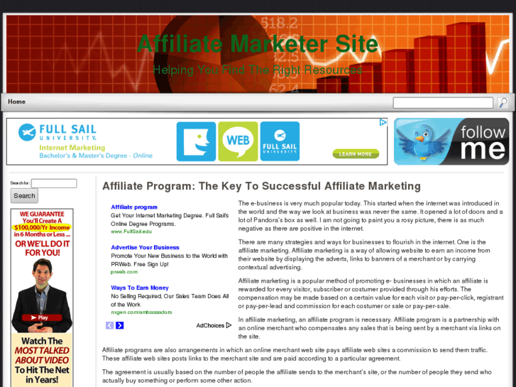 www.affiliatemarketersite.com