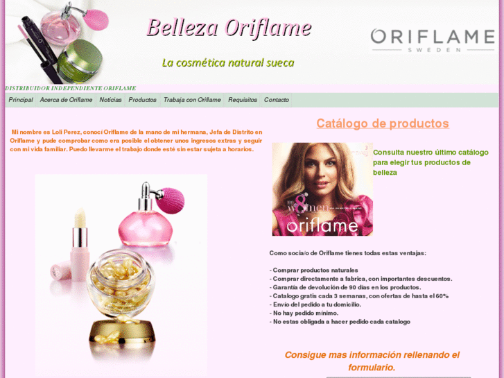 www.bellezaoriflame.es