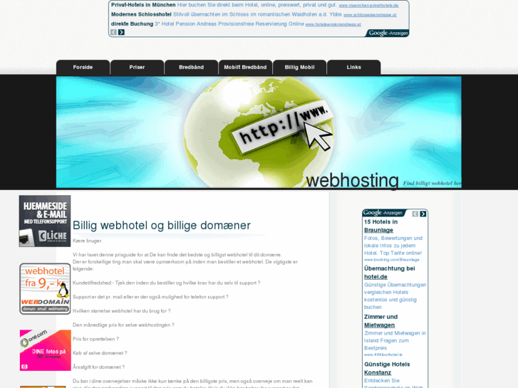 www.billig-webhotel-webhosting.dk