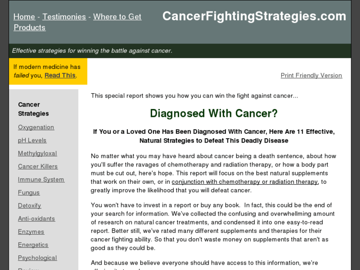 www.cancerfightingstrategies.com