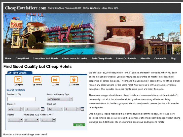 www.cheaphotelshere.com