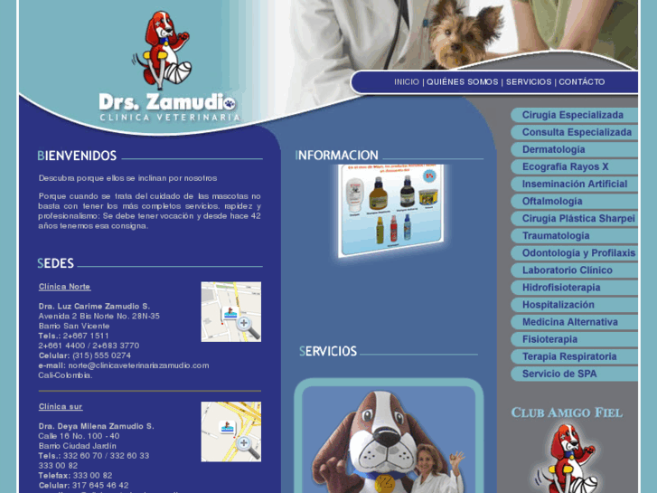 www.clinicaveterinariazamudio.com