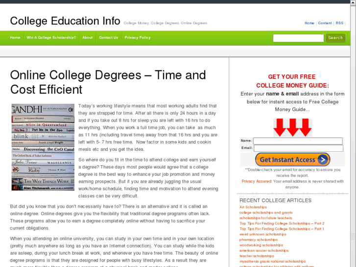 www.collegeeducationinfo.com