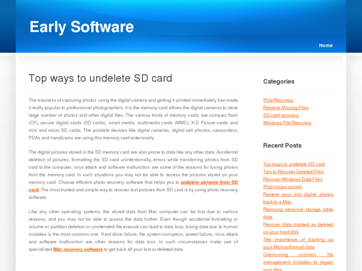 www.earlysoftware.com