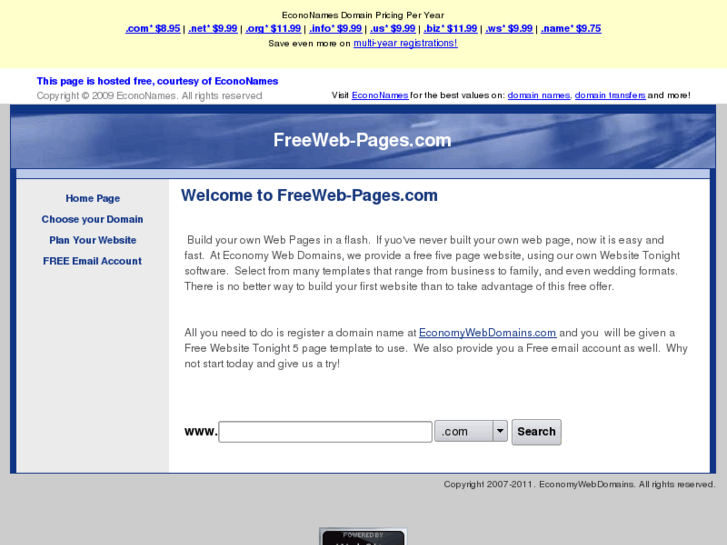 www.freeweb-pages.com