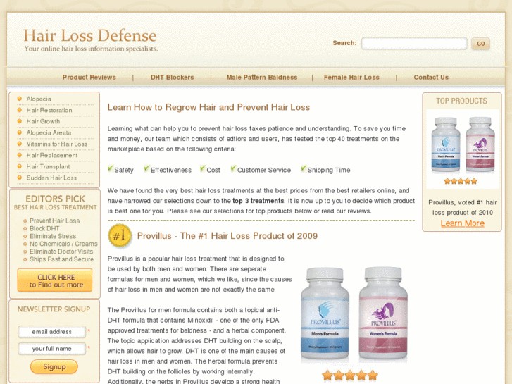 www.hairlossdefense.com