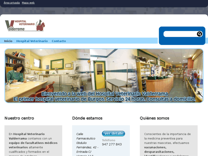 www.hospitalveterinariovalderrama.com