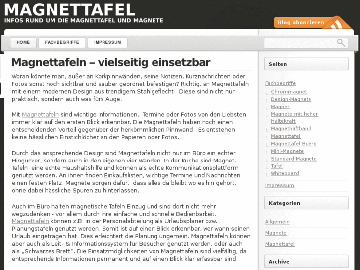 www.magnettafel.org