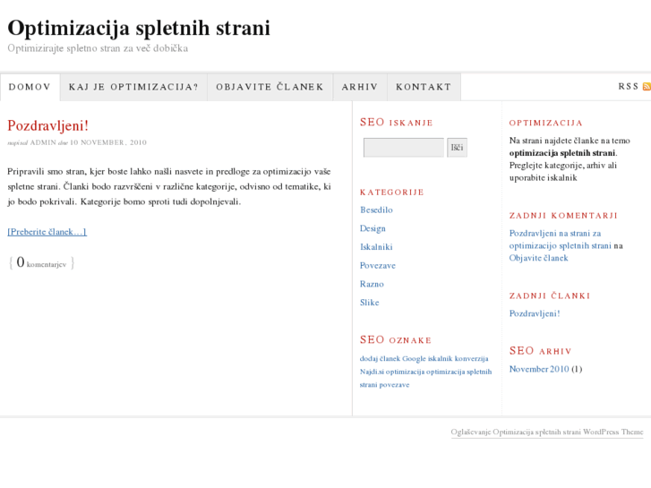www.optimizacijaspletnihstrani.info