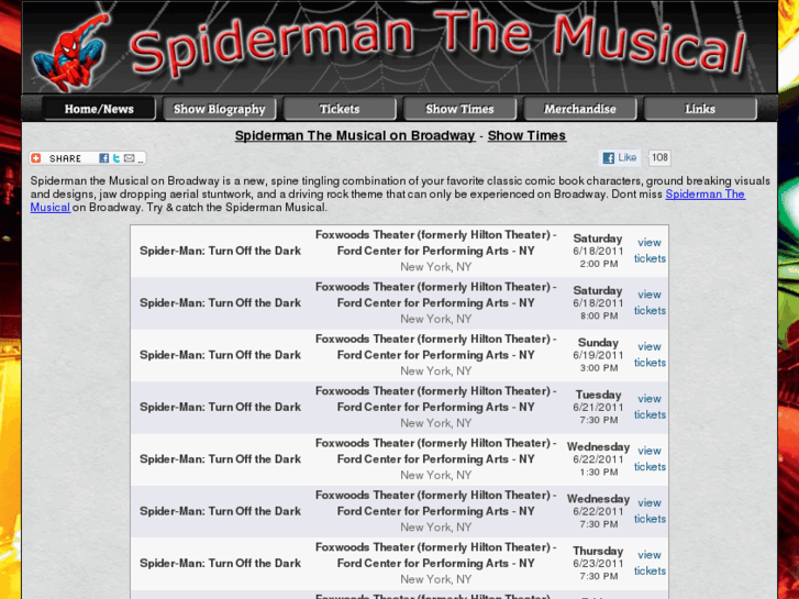 www.spidermanthemusical.com