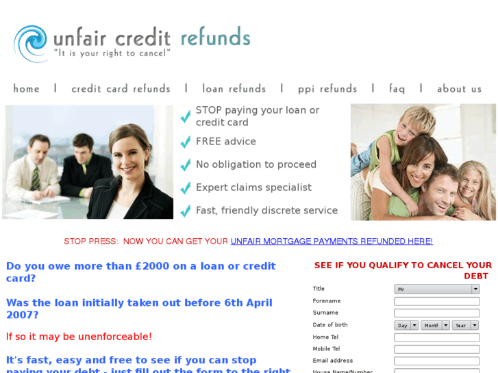 www.unfaircreditrefunds.co.uk