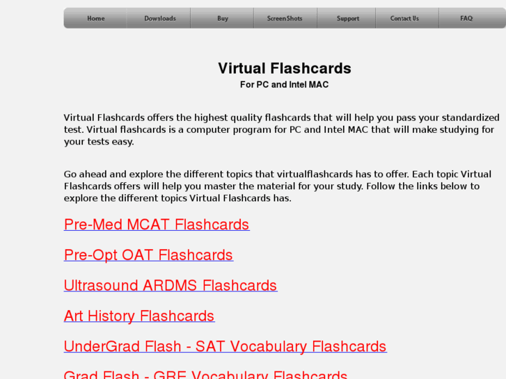 www.virtualflashcards.net