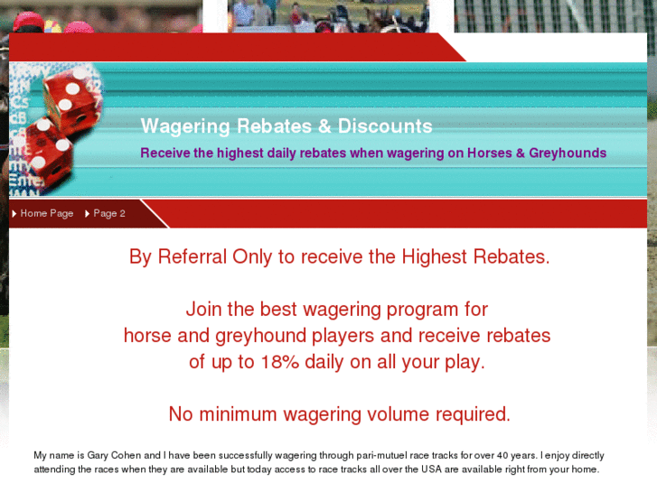 www.wageringvolumediscounts.com