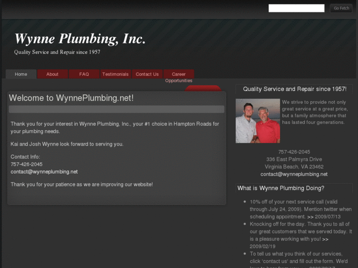 www.wynneplumbing.net