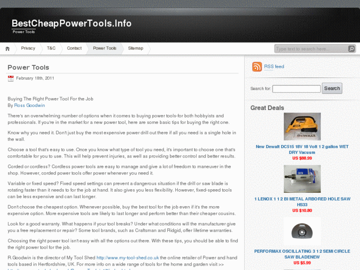 www.bestcheappowertools.info