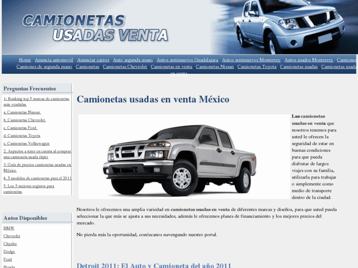 www.camionetasusadasventa.info