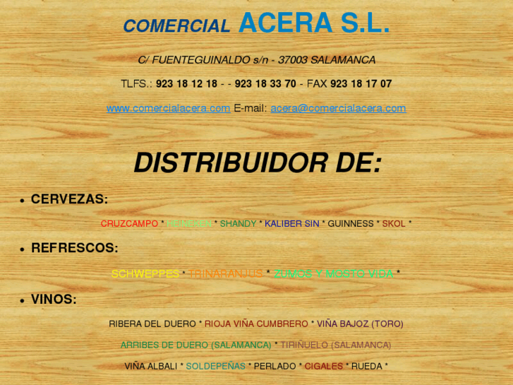 www.comercialacera.com