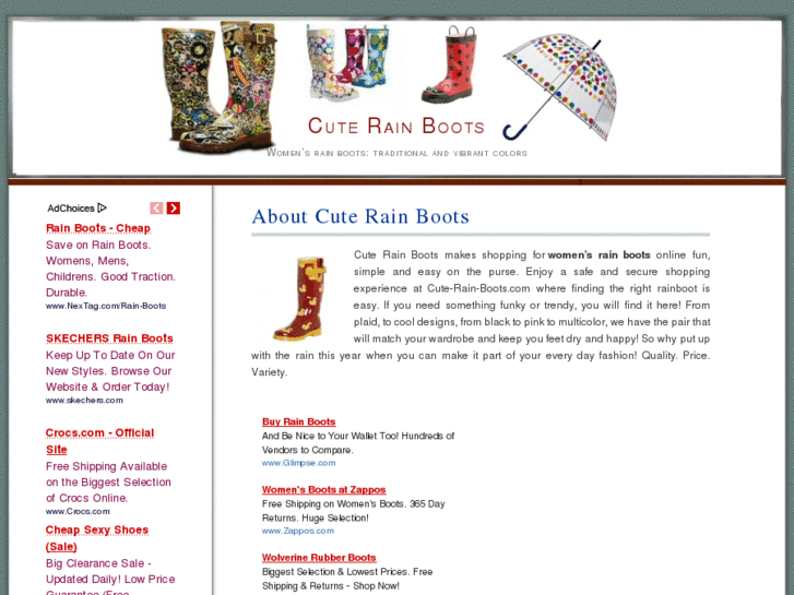 www.cute-rain-boots.com