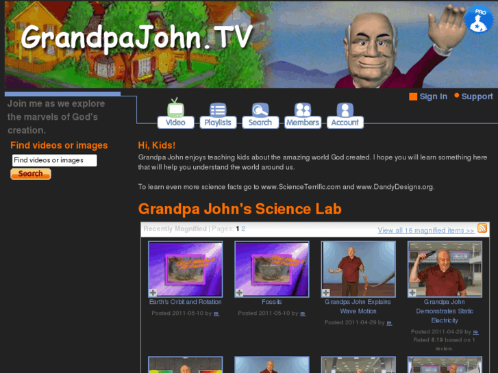 www.grandpajohn.tv