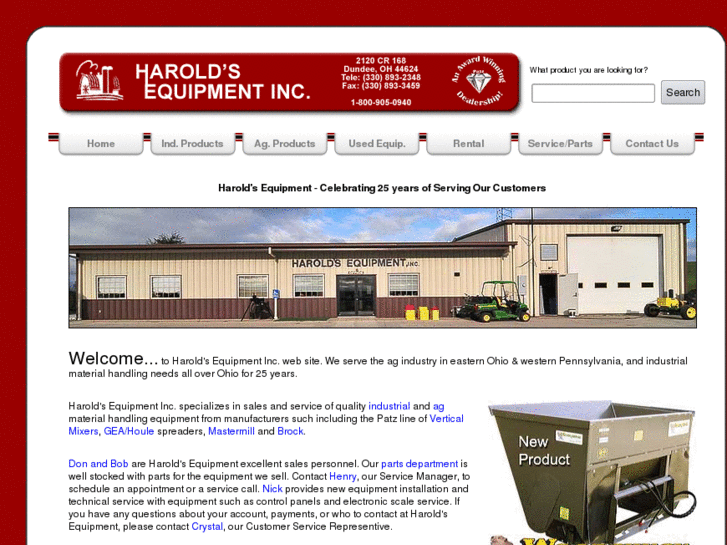 www.haroldsequipment.com