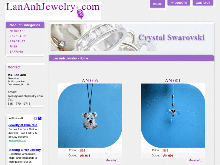 www.lananhjewelry.com