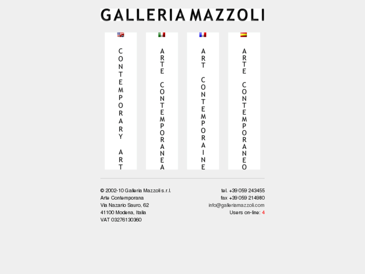 www.galleriamazzoli.com