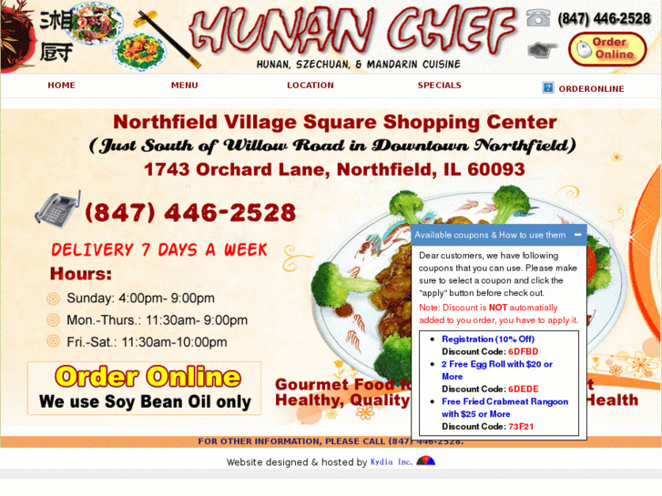 www.hunanchefrestaurant.com