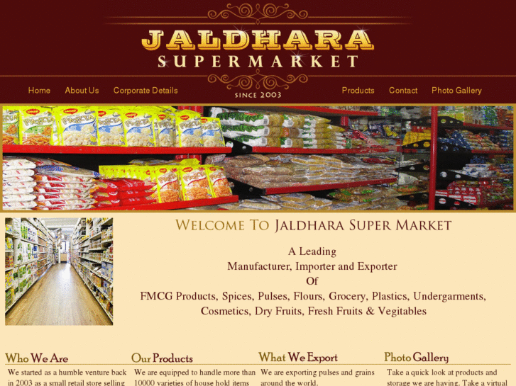 www.jaldharasupermarket.com