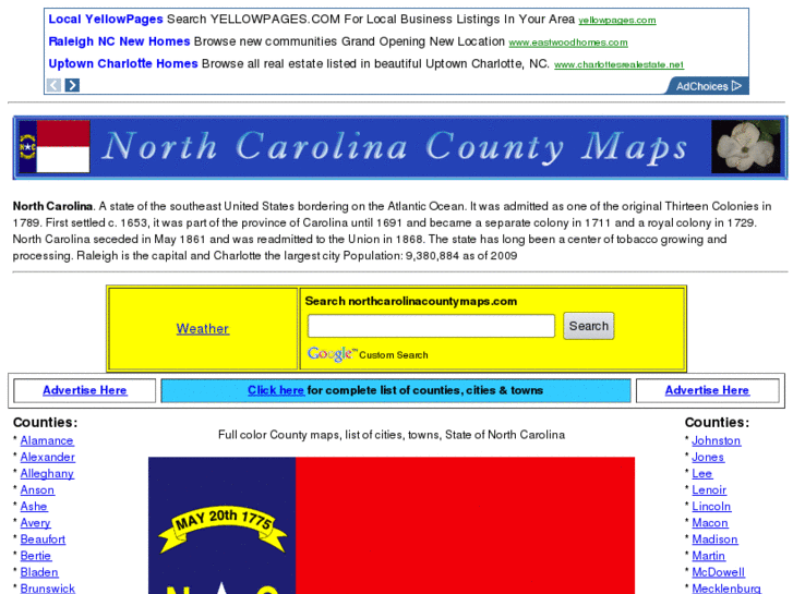 www.northcarolinacountymaps.com