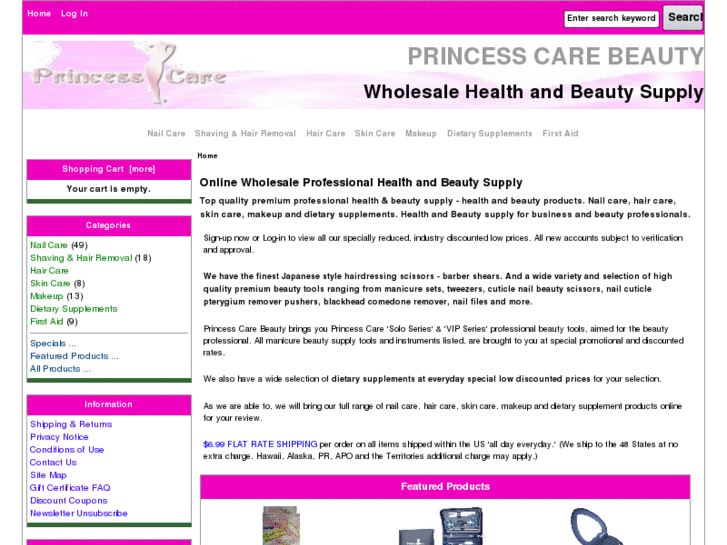 www.princesscarebeauty.com