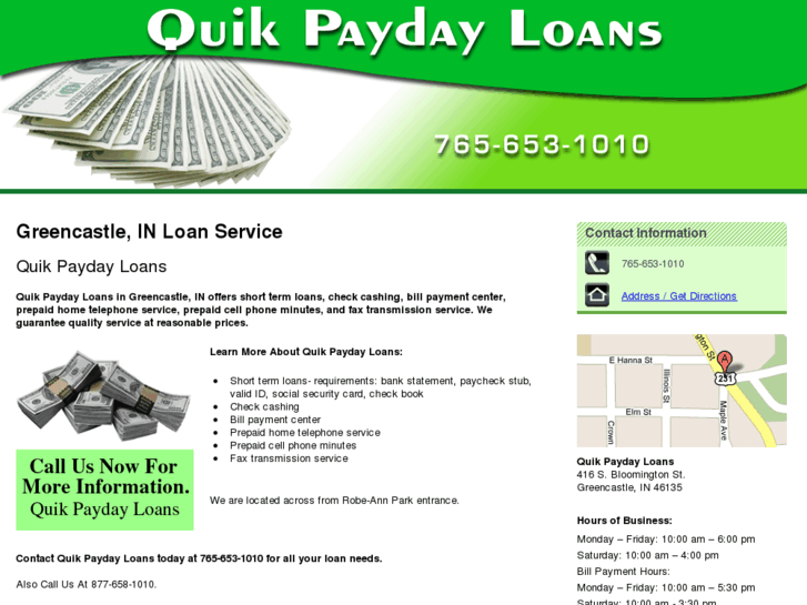 www.quikpaydayloansgreencastle.com