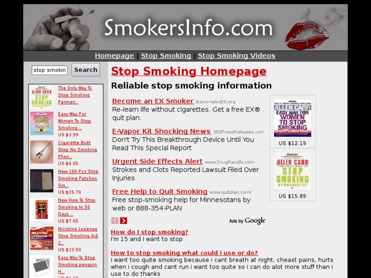 www.smokersinfo.com