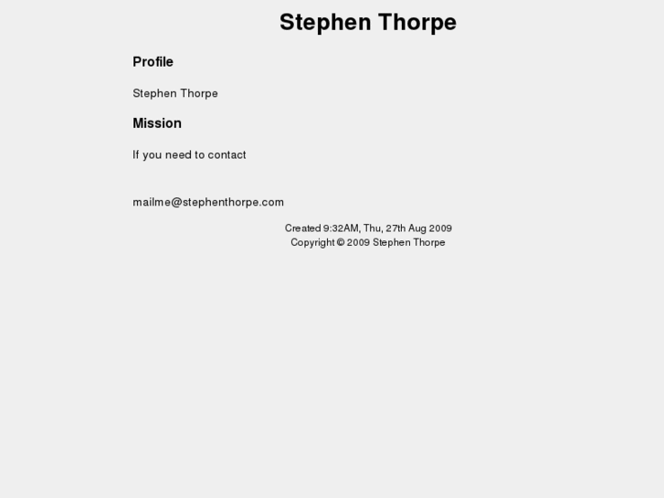 www.stephenthorpe.com