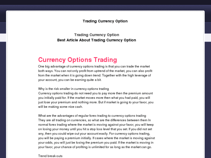 www.tradingcurrencyoption.com