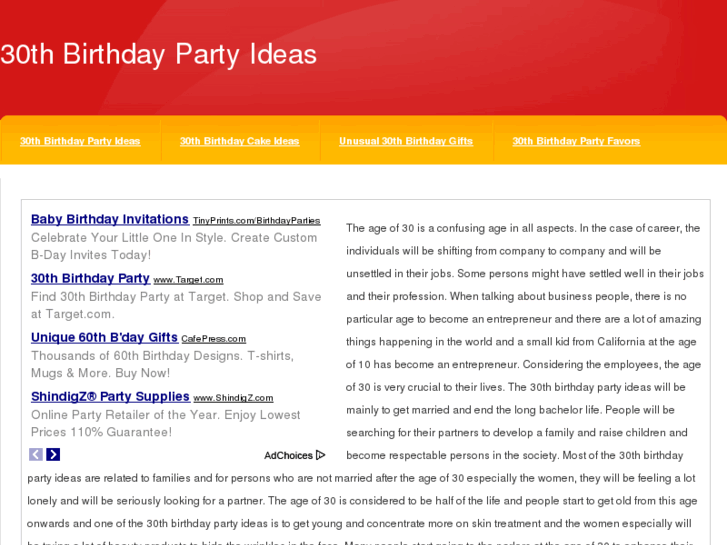 www.30thbirthdaypartyideas.info