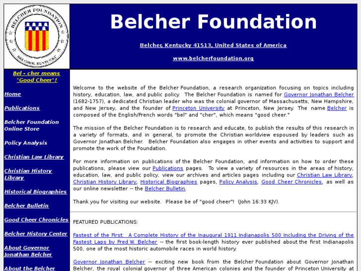 www.belcherfoundation.org