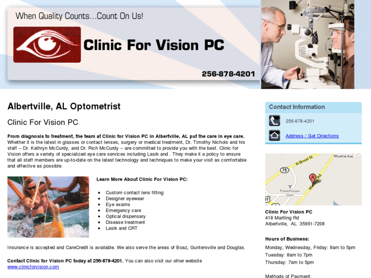 www.clinicforvision.net