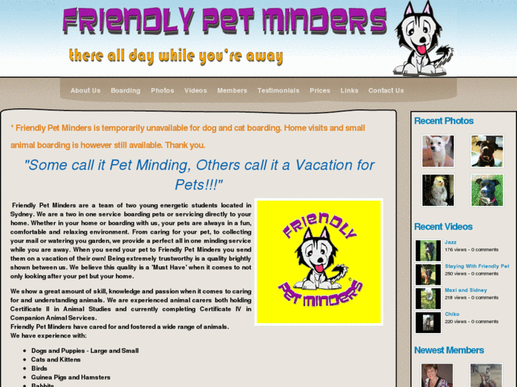 www.friendlypetminders.com