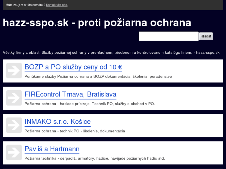 www.hazz-sspo.sk