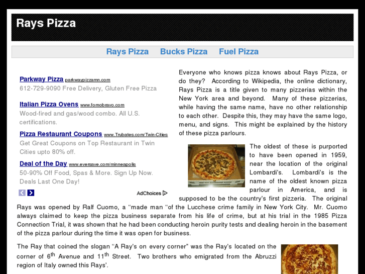 www.rayspizza.info