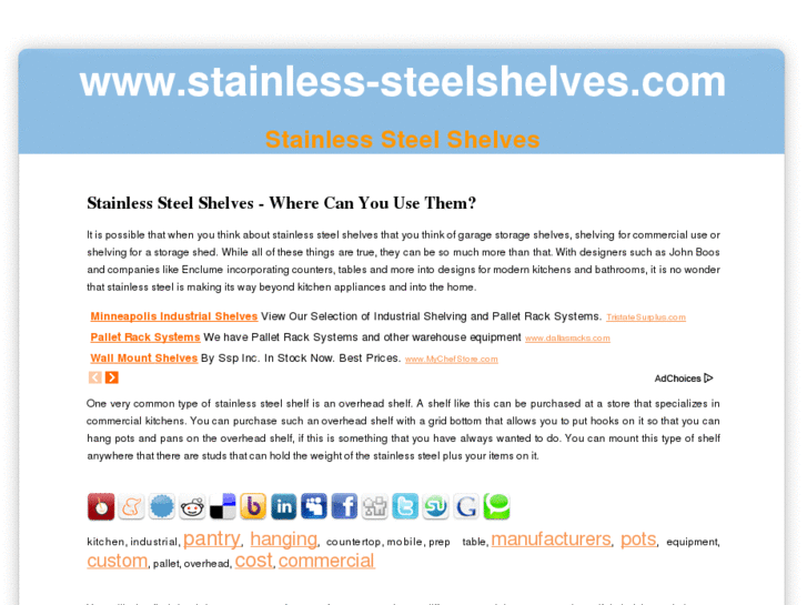 www.stainless-steelshelves.com