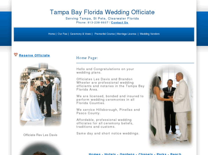 www.tampabayweddingofficiants.com