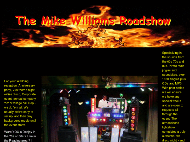 www.themikewilliamsroadshow.com