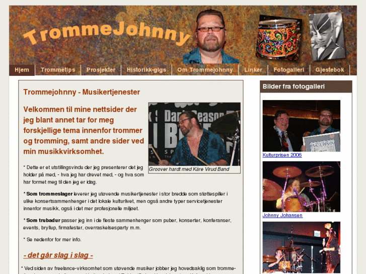 www.trommejohnny.no