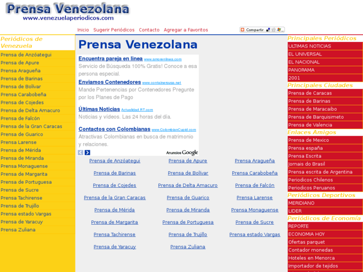 www.venezuelaperiodicos.com
