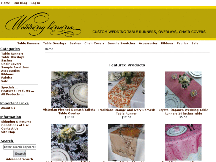 www.wedding-linens.com