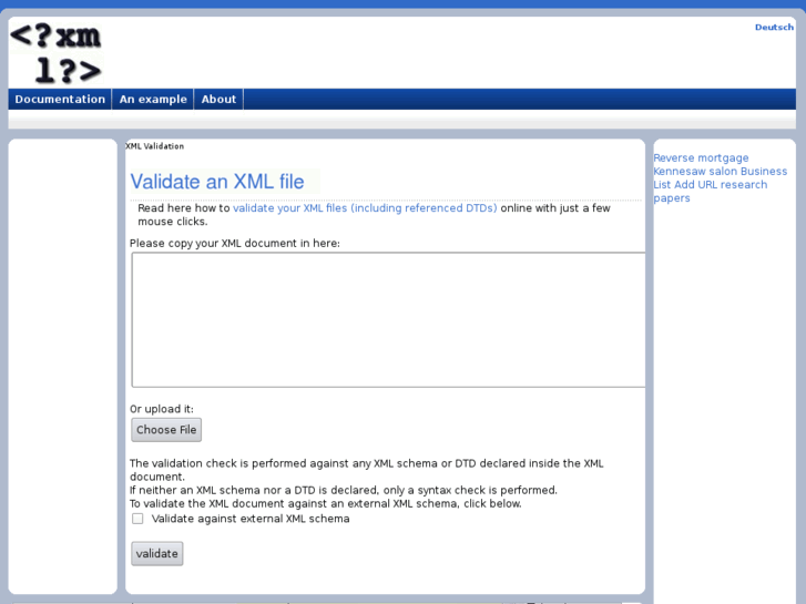 www.xmlvalidation.com
